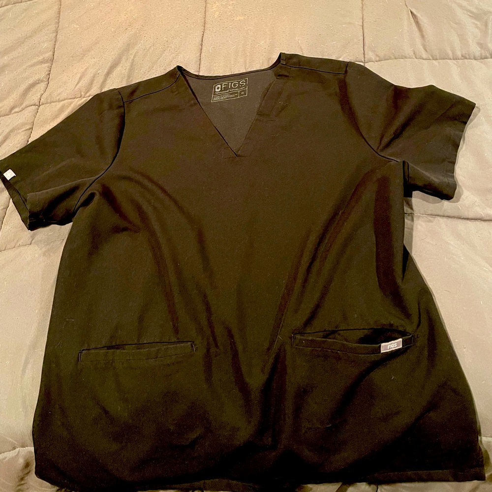FIGS! Size XL black Casma scrub top